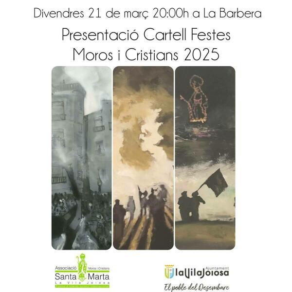 Villajoyosa presenta el cartel anunciador de las fiestas de Moros y Cristianos 2025