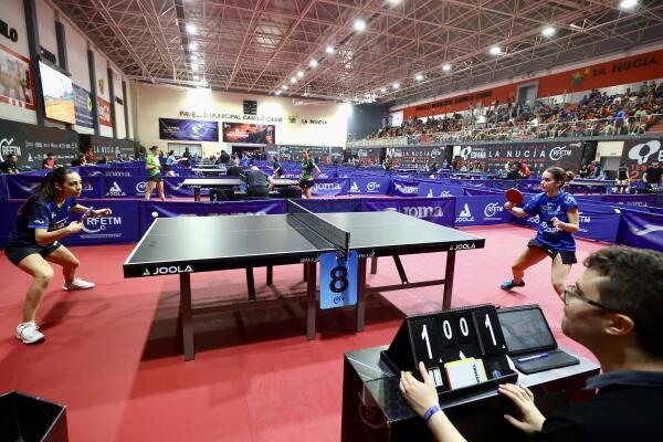 1.617 deportistas en los Nacionales de Tenis de Mesa en La Nucía