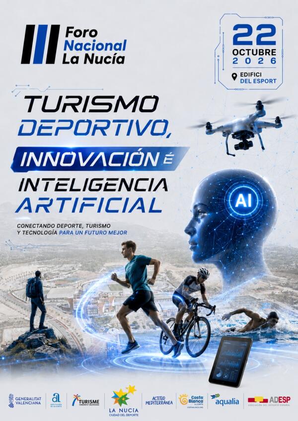 La Nuc&iacute;a acoger&aacute; un foro Turismo Deportivo, Innovaci&oacute;n e IA el 22 de octubre 