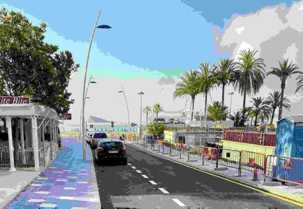 El Ayuntamiento abre la calle Aig&uuml;es, la primera de La Cala que sigue el dise&ntilde;o del Paseo de Poniente 