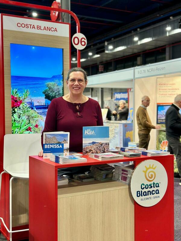 Altea participa por cuarta vez en la feria de turismo de Utrecht junto a la Costa Blanca