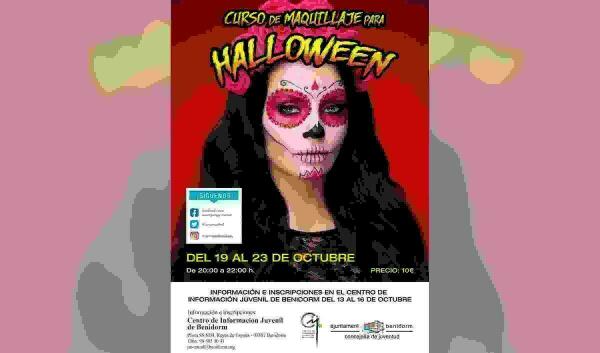 La Concejalía de Juventud ofrece un curso de maquillaje para Halloween