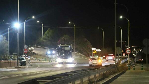 Benidorm renueva la iluminación del enlace de la N-332 con la avenida Comunidad Valenciana 