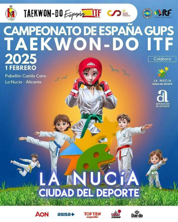Prepárate para el Campeonato de España Gups de Taekwon-Do ITF