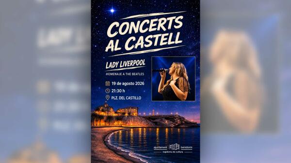 El homenaje a The Beatles de Lady Liverpool pone hoy el broche final al ciclo &lsquo;Concerts al Castell&rsquo; de Benidorm 