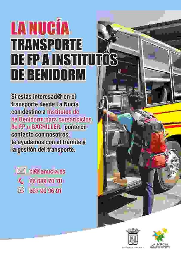 Últimos días para inscribirse en el autobús de F.P. a Benidorm