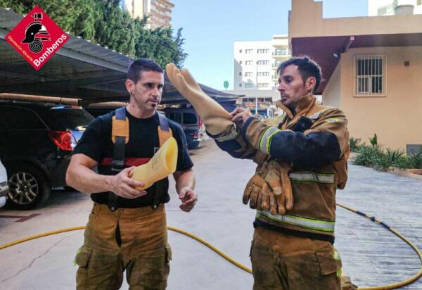 INCENDIO EN UN EDIFICIO DE BENIDORM