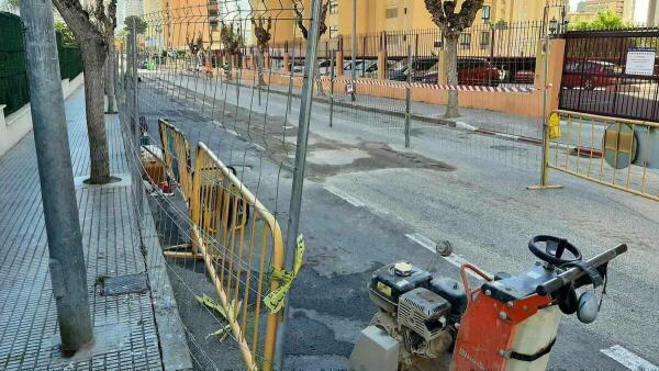 Benidorm inicia las obras de renovación de infraestructuras en la calle Jaén