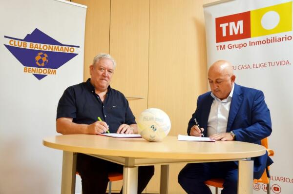 TM Grupo Inmobiliario, patrocinador principal del Balonmano Benidorm que cambia su denominación a TM Benidorm 