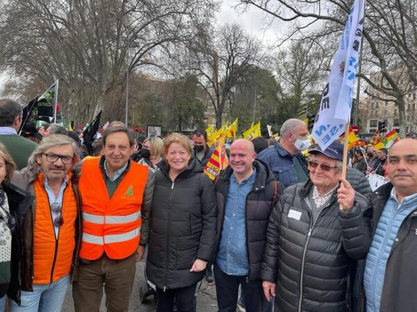 La Diputación apoya en Madrid la manifestación en defensa del mundo rural 