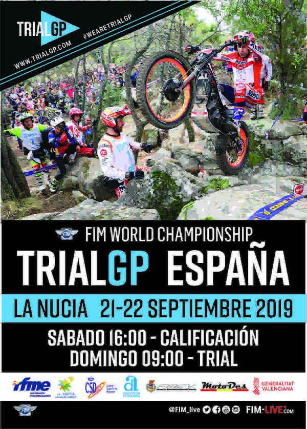 El Mundial del Trial finaliza en La Nucía el 21 y 22 de septiembre 
