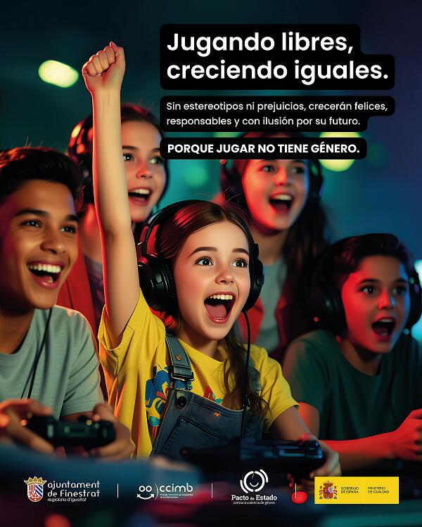 PRESENTACIÓN DE LA CAMPAÑA “JUGANDO LIBRES, CRECIENDO IGUALES” EN FINESTRAT