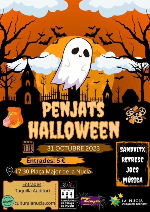 Els Majorals 2024 penya Ell Penjats organizan dos fiestas de Halloween 