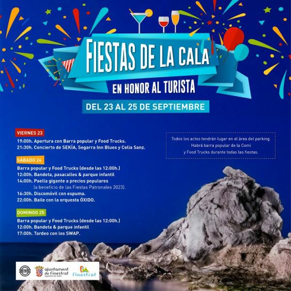 ESTE FIN DE SEMANA LLEGAN LAS FIESTAS DE LA CALA DE FINESTRAT EN HONOR AL TURISTA