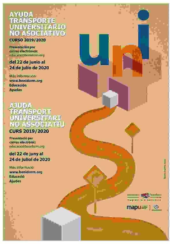 Educaci&oacute;n convoca las ayudas al transporte universitario no asociado.