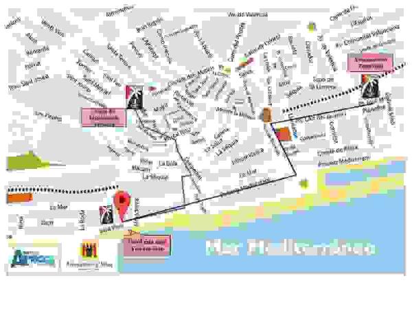 La Tourist Info Altea cambia provisionalmente su ubicaci&oacute;n por las obras colindantes 
