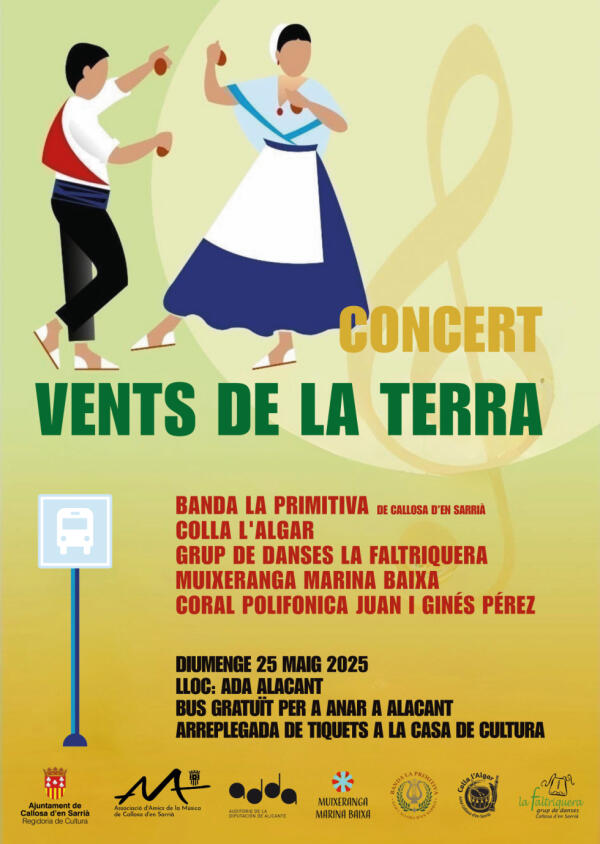 La música, la danza y las tradiciones callosinas se fusionan en el escenario del ADDA en el concierto “Vents de la Terra”