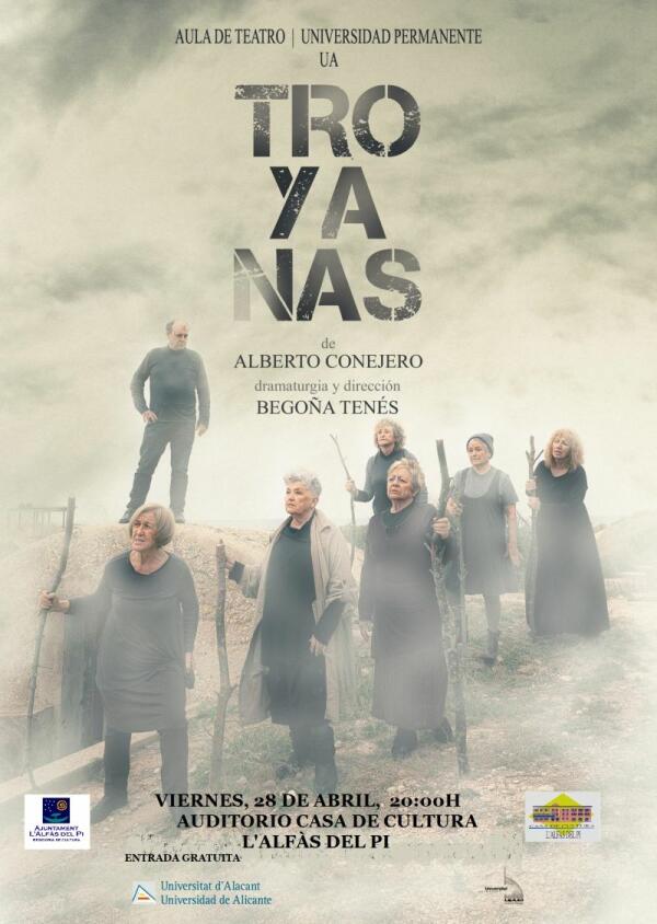 El X FESTVM ALONIS 2023 presenta este viernes en la Casa de Cultura de l’Alfàs ‘Las Troyanas’