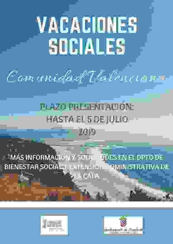 Las personas mayores de Finestrat tienen de plazo hasta el 5 de julio para reservar plaza en el programa "vacaciones sociales" de la Generalitat 