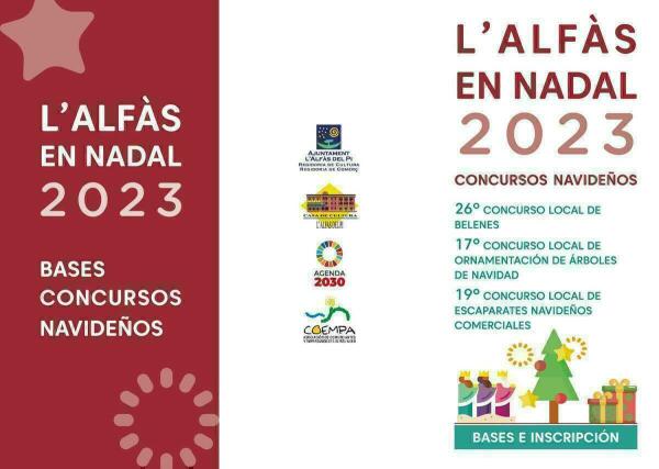 Ya puedes inscribirte en los concursos navideños que organiza el Ayuntamiento de l’Alfàs del Pi 