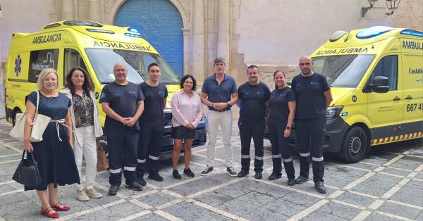 Villajoyosa amplia el servicio de ambulancia para la asistencia preventiva, sanitaria y social  