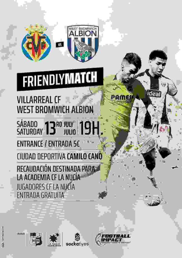 El “nuevo” Villarreal CF debuta mañana en La Nucía  ante el West Bromwich Albion