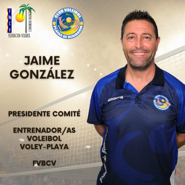 Jaime González, nuevo presidente del Comité de Entrenadores y Entrenadoras de Voleibol y Vóley Playa.