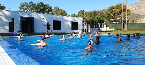 Este miércoles 2 de julio ha comenzado, por primera vez, el AQUAGYM en Polop 