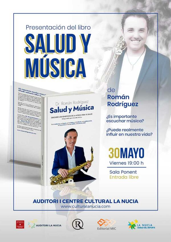 Román Rodríguez presenta su libro “Salud y Música” este viernes en l’Auditori