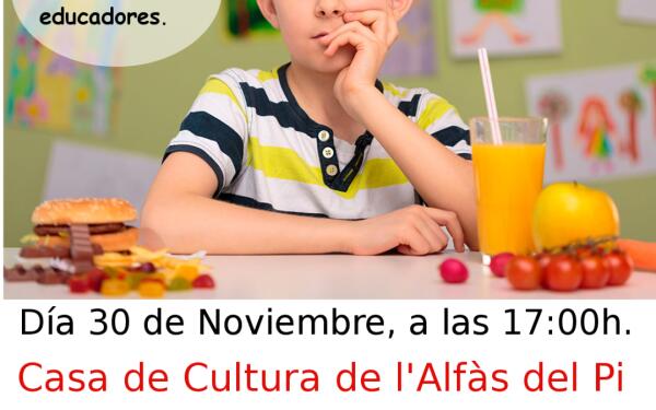 Alfaz &middot; Charla sobre el az&uacute;car y la obesidad dirigida a padres, madres y educadores