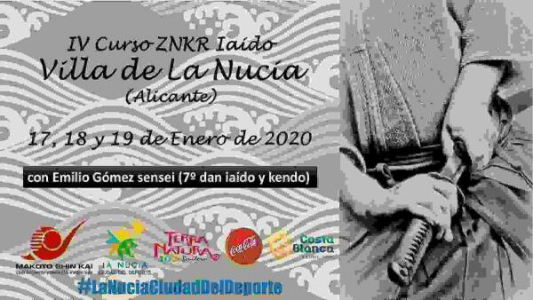 La Nucía · 50 deportistas participan en el IV Curso Nacional Iaido 
