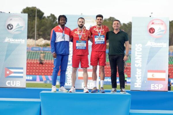 Eusebio Cáceres “reina” en el Iberoamericano de Atletismo en La Nucía 
