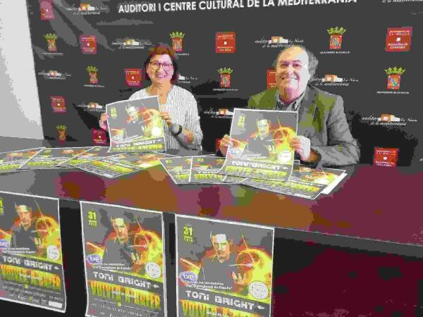 Toni Bright en l´Auditori a beneficio de AECC de La Nucía