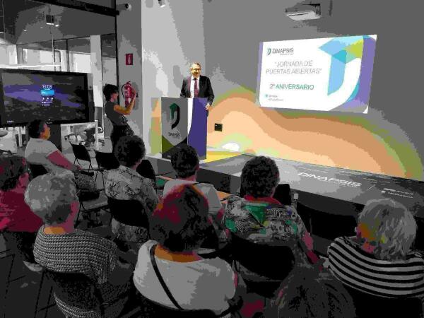 Benidorm, presente en la jornada de puertas abiertas de Dinapsis, que cumple dos años 