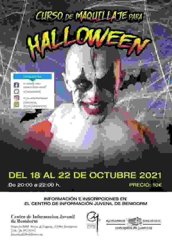 Juventud organiza un año más un curso de maquillaje para Halloween  