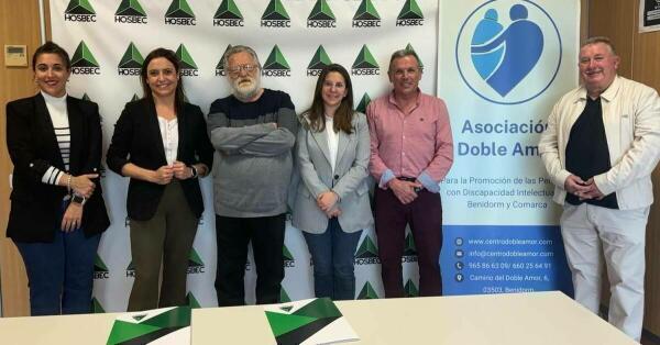 HOSBEC Y LA ASOCIACIÓN DOBLE AMOR FIRMAN UN ACUERDO DE COLABORACIÓN 