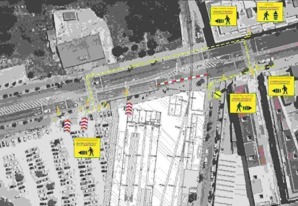 El acceso a Beniardá desde la CV-70 se limitará en su tramo final a un carril durante las obras de FGV en la estación del TRAM