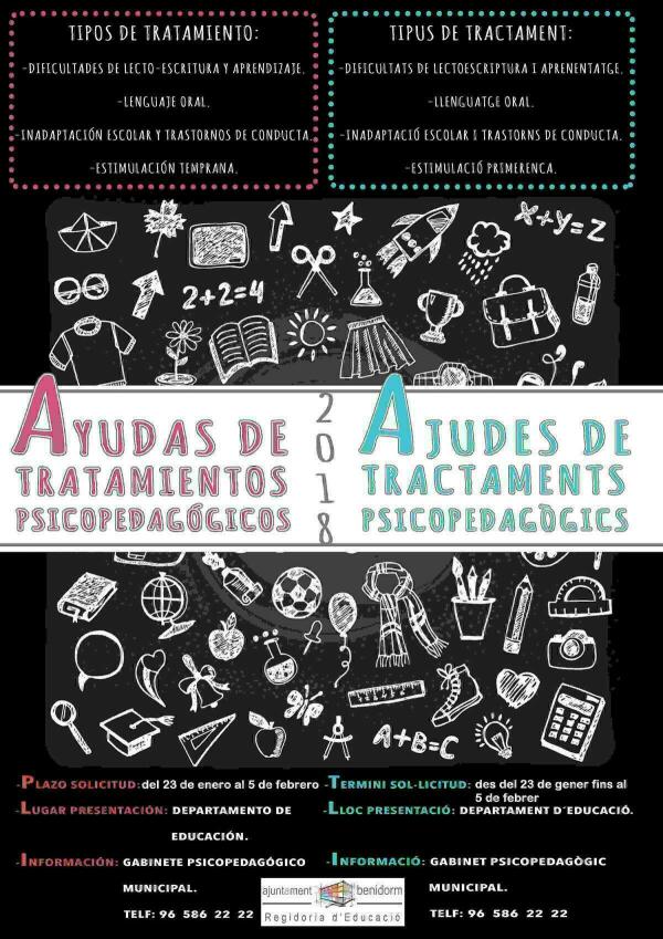 Benidorm aumenta un 30% las ayudas anuales a escolares con dificultades de aprendizaje 