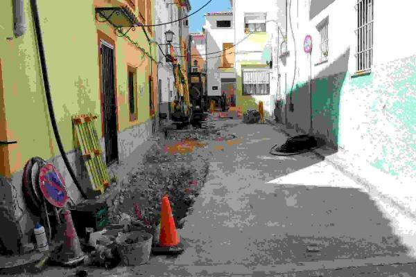 Callosa · Obras de renovación de la red de agua potable en las calles Senyera, Nou, Sant Roc y Racó de Sant Roc  