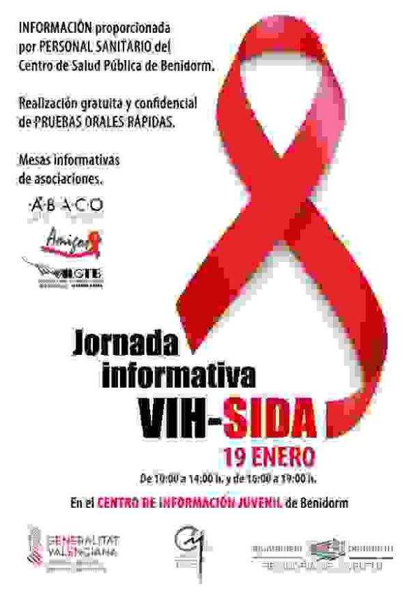 Benidorm celebra una mesa informativa comunitaria sobre el VIH-SIDA este sábado