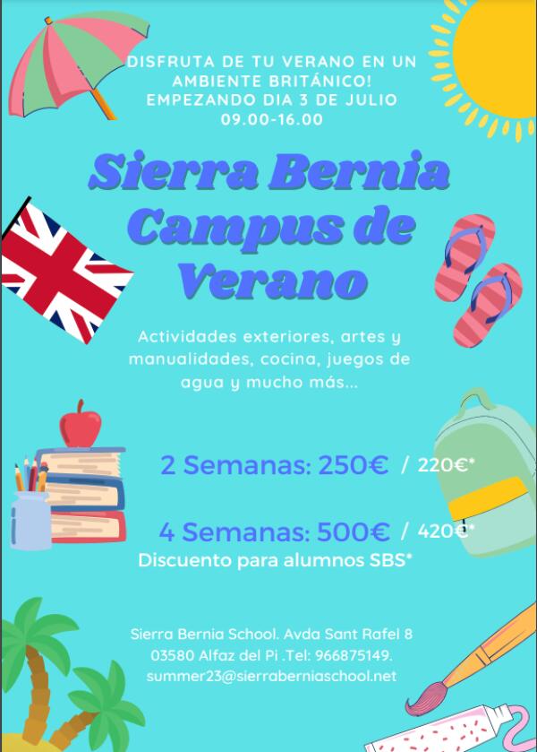 El colegio británico privado Sierra Bernia School de l’Alfàs celebra su 50 aniversario