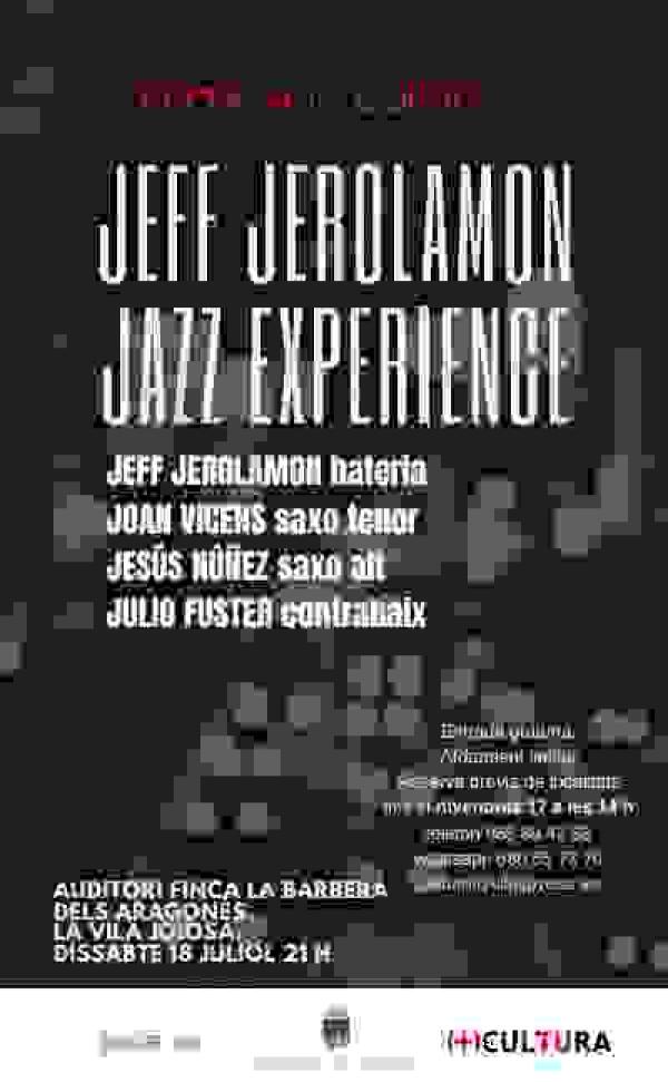 El Auditorio de la Barbera dels Aragon&eacute;svibrar&aacute; este s&aacute;bado con la m&uacute;sica jazz de Jeff Jerolamon. 