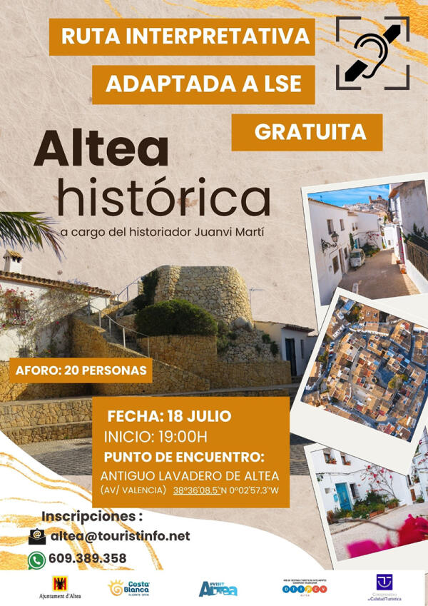 Turismo organiza una Ruta Interpretativa adaptada a LSE