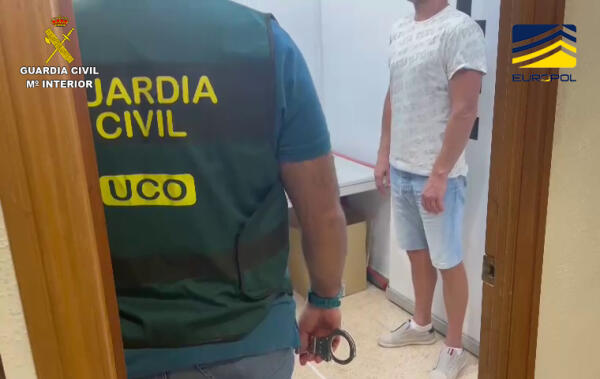 La Guardia Civil detiene en Alicante a un narcotraficante incluido en la lista EU Most Wanted de EUROPOL