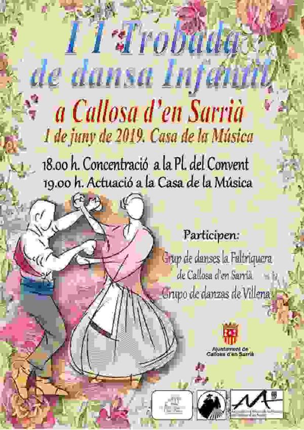  Callosa d’en Sarrià acoge el próximo 1 de junio la II Trobada de Dansa Infantil