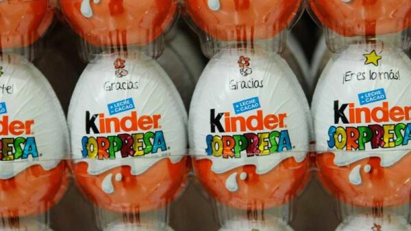 Kinder amplía la alerta por riesgo de salmonela a otros 13 productos