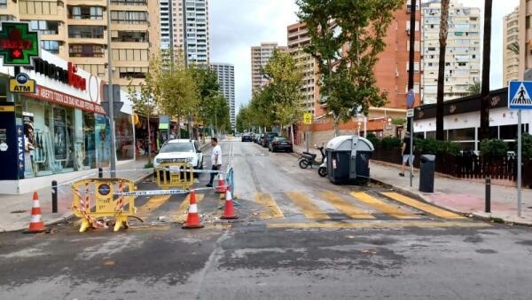 Servicios municipales y concesionarias ultiman la reparación de los daños causados por el fuerte temporal de la madrugada del domingo