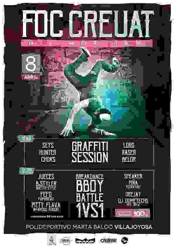 La Vila Joiosa se convierte en centro de cultura urbana gracias al Foc Creaut Hip Hop Jam