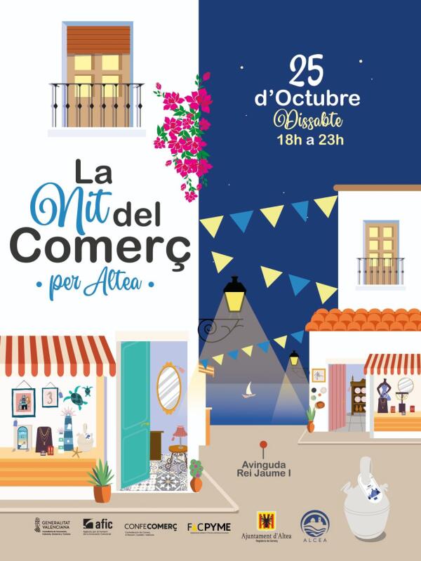 La Nit del Comerç d’Altea omplirà de vida l’Avinguda Rei Jaume I