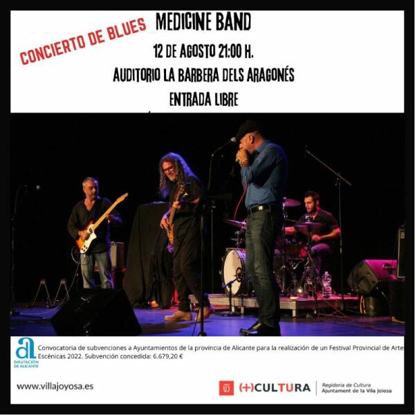 Medicine Man Band actuará en la Vila Joiosa